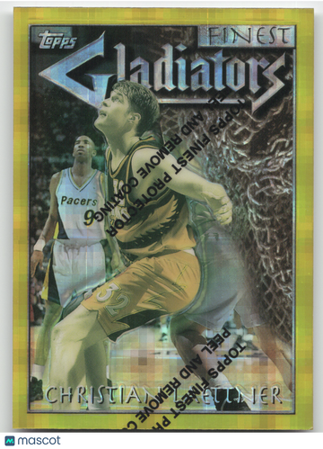 1996 Topps Finest Gladiators Christian Laettner #142 Refractor w/Coating