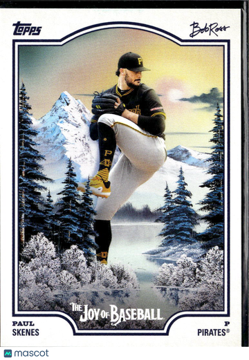 2025 Topps Bob Ross The Joy of Baseball Paul Skenes #9