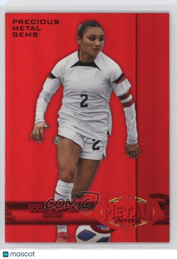 2024 Skybox Metal Universe Champions - 1997-98 Retro - Precious M Gisele Thompson #R97-6 Precious Metal Gems Red 025/100