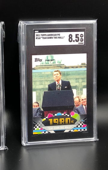 2011 Ronald Reagan Topps American Pie series 1 SGC 8.5 rare 