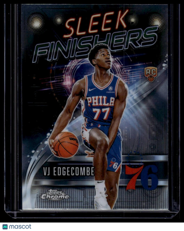 2025-26 Topps Chrome VJ Edgecombe #SF-23 Sleek Finishers