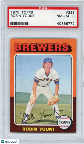 1975 Topps Robin Yount #223 PSA 8