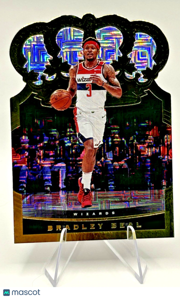 2020-21 Panini Crown Royale #15 Bradley Beal Base Washington Wizards Basketball Card Near Mint