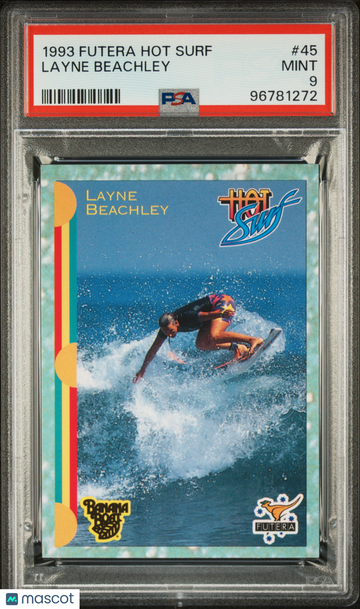 1993 Futera Hot Surf Layne Beachley #45 PSA 9