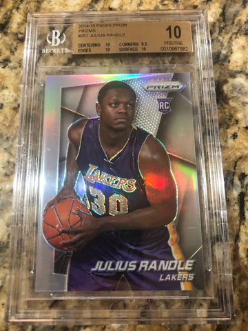 2014 Prizm Julius Randle Silver Prizm BGS 10 PRISTINE