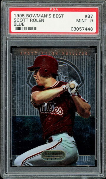 1995 Bowman's Best #87  Scott Rolen  RC  HOF  PSA 9
