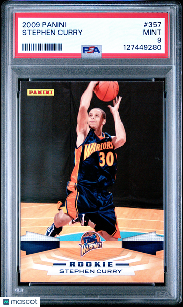 2009 Panini Stephen Curry #357 PSA 9