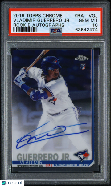 2019 Topps Chrome Rookie Autographs Vladimir Guerrero JR. #RA-VGJ PSA 10
