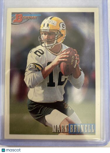 1993 Bowman Mark Brunell #166 RC Jaguars Legend
