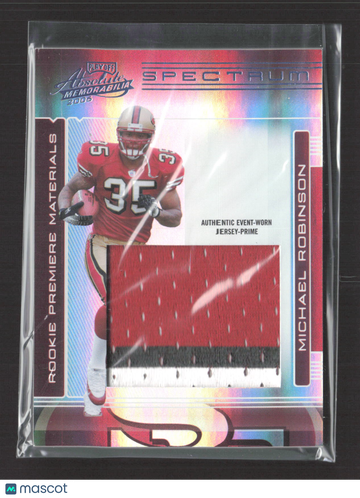 2006 Playoff Absolute Memorabilia Spectrum Michael Robinson #262 Authentic Event-Worn Jersey-Prime