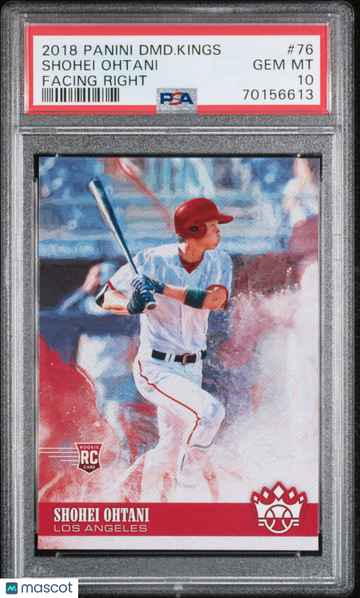 2018 Panini Diamond Kings Shohei Ohtani #76 Facing Right PSA 10