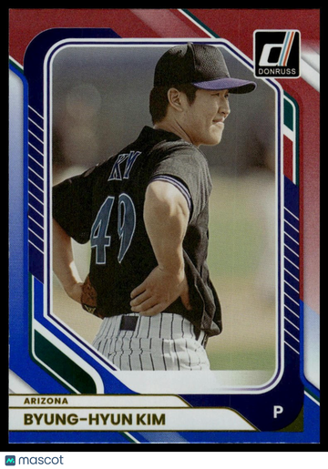 2026 Donruss Byung-Hyun Kim #4 Red and Blue