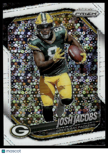 2025 Panini Prizm Josh Jacobs #188 White Disco