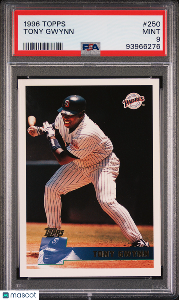 1996 Topps Tony Gwynn #250 PSA 9