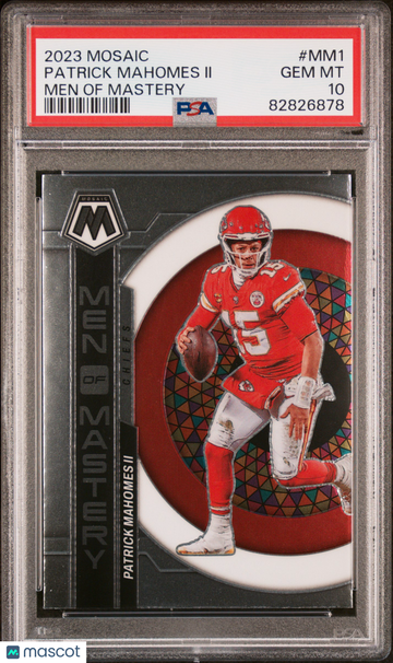 2023 Panini Mosaic Men Of Mastery Patrick Mahomes II #MM1 PSA 10