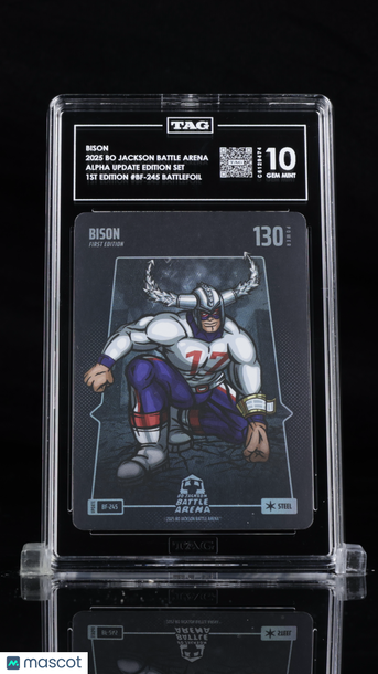 2025 Bo Jackson Battle Arena Bison/Josh Allen 1st Edition #BF-245 Battlefoil TAG 10