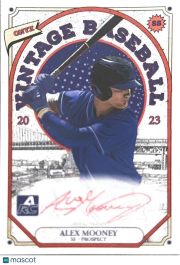 2023 Onyx Vintage: Red Signatures Alex Mooney #VAAM