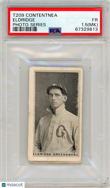 1910 T209 Contentnea Photo Series Eldridge MK PSA 1.5