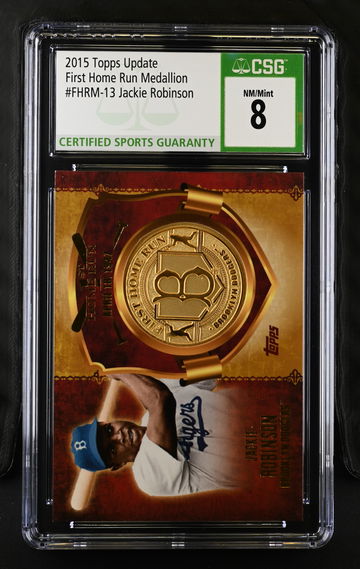 2015 FIRST HOME RUN MEDALLION JACKIE ROBINSON 