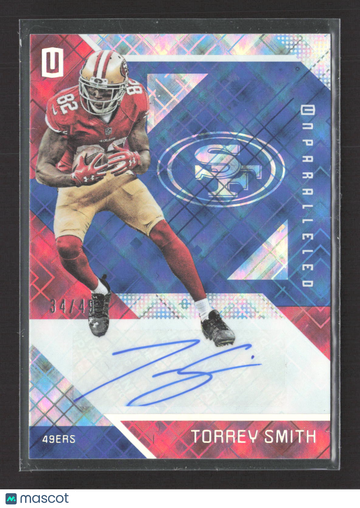 2016 Panini Unparalleled Torrey Smith #131 /49