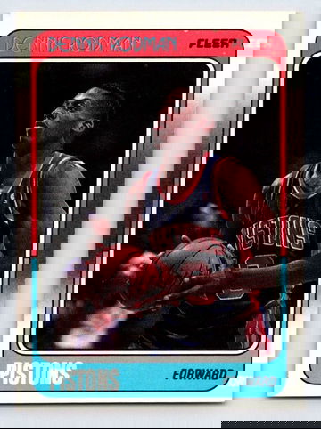 1987 88 Fleer DENNIS RODMAN RC #43