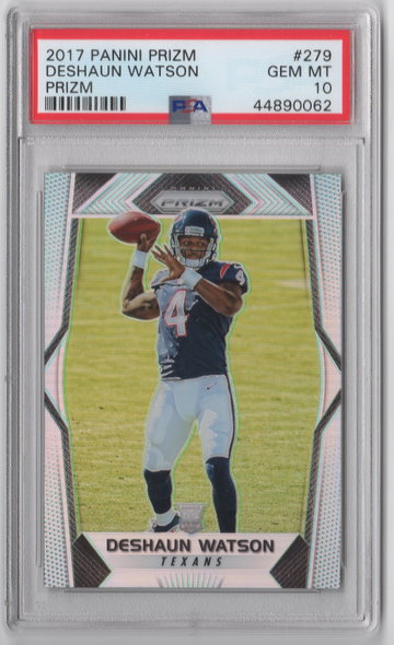 2017 Prizm Deshaun Watson Silver PSA 10