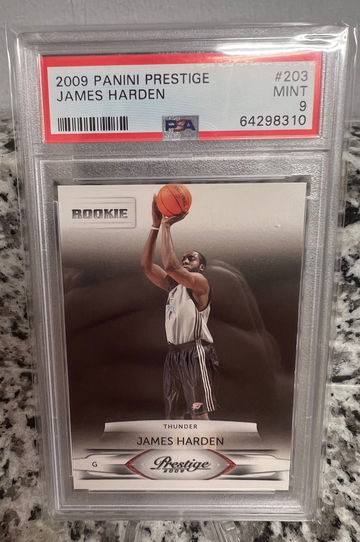 2009 Panini Prestige James Harden 203 PSA 9 Mint