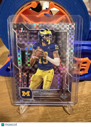 2025 Bowman University Chrome Bryce Underwood #196 Xfractor