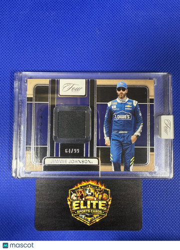 2025 Panini Turn Four Racing Jimmie Johnson #SH-JJN Patch /99 Race-Worn/Used Material Shoes