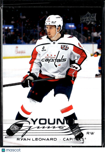 Ryan Leonard 2025 Upper Deck Series 1 Young Guns Washington Capitals