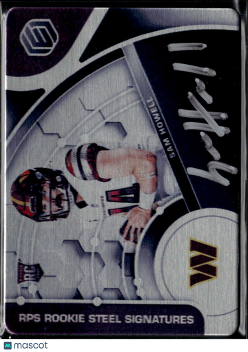 Sam Howell 2022 Panini Elements RPS Rookie Steel Signatures RC Auto Washington Commanders