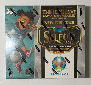 2020 PANINI SELECT UEFA EURO SOCCER HYBRID NEW HOBBY H2 BOX FACTORY SEALED