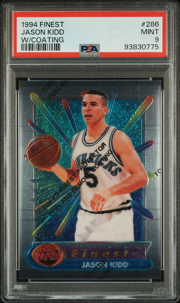 1994 Finest W/Coating Jason Kidd #286 PSA 9