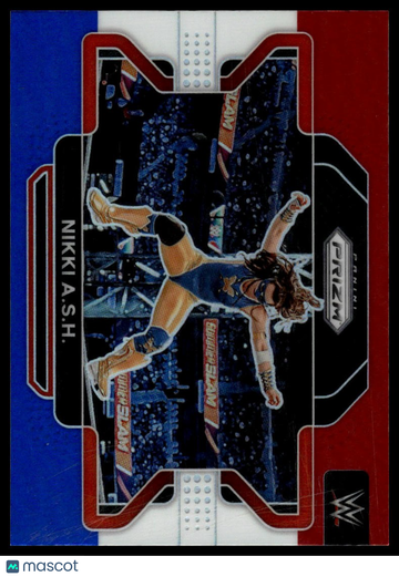 2022 Panini Prizm WWE Nikki A.S.H. #38 Red, White and Blue