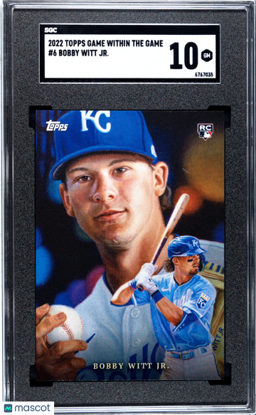 2022 Topps Game Within The Game Bobby Witt JR #6 SGC 10