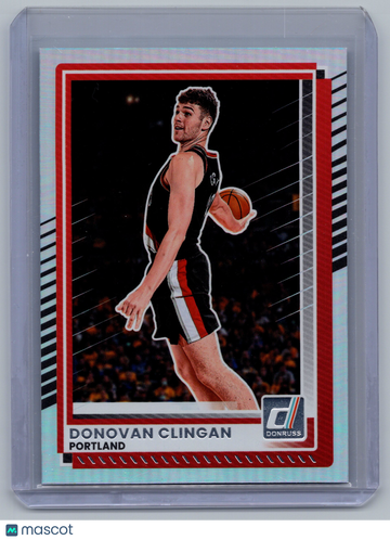 2025 Panini Donruss Donovan Clingan #116 Silver Prizm