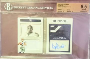 2016 Dak Prescott Playbook RPA PLATINUM/49