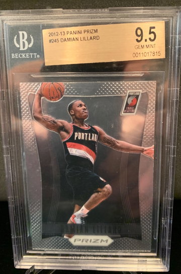 2012 Prizm Damian Lillard BGS 9.5