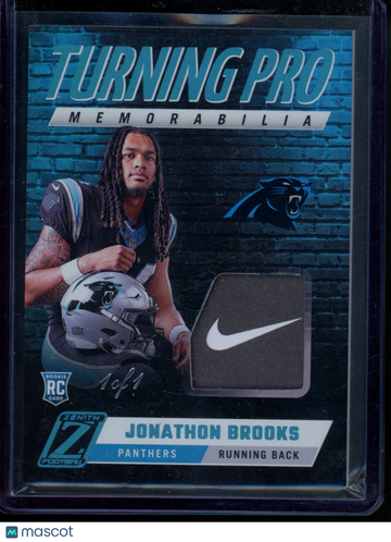 2024 2023 Topps Athletes Unlimited Jonathon Brooks #TPM-JBS /1 RC Memorabilia