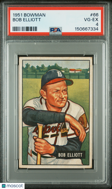 1951 Bowman Bob Elliott #66 PSA 4