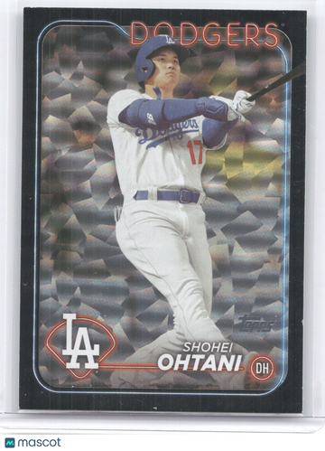 2024 Topps Shohei Ohtani #500 Black Crackle Foil