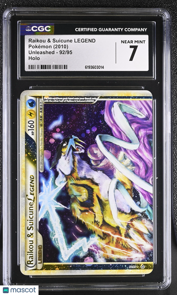 Raikou & Suicune LEGEND #92/95 2010 Pokemon Unleashed CGC 7
