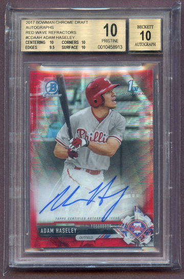 Adam Haseley /5 Red Wave Refractor