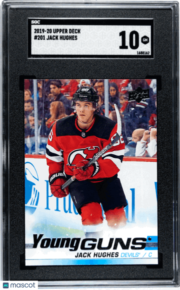 2019 Upper Deck Jack Hughes #201 SGC 10