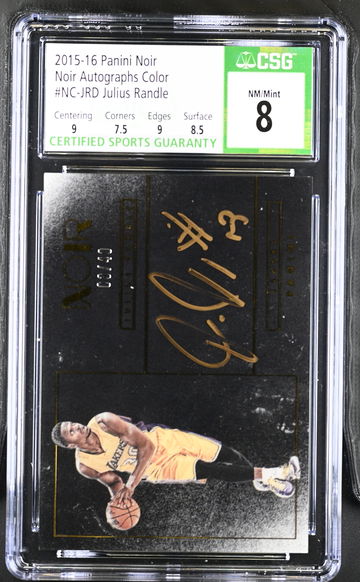 2015 JULIUS RANDLE NOIR ROOKIE AUTO 