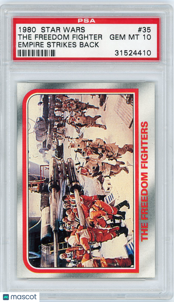 1980 Star Wars Empire Strikes Back The Freedom Fighters #35 PSA 10