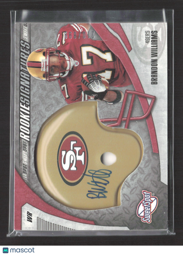 2006 Upper Deck Sweet Spot Rookie Signatures Brandon Williams #215 Auto