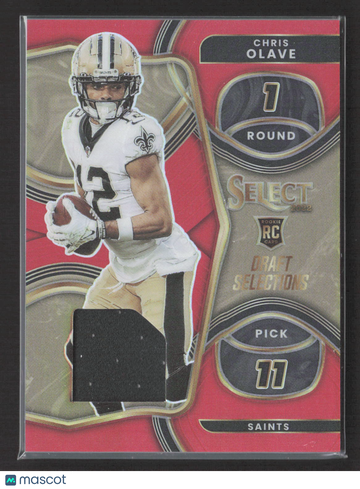 2023 Panini Select Prizm Draft Selections Chris Olave #DS-9 RC Memorabilia