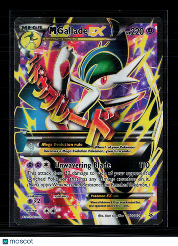 2015 Roaring Skies M Gallade EX Holo Rare FA #100/108