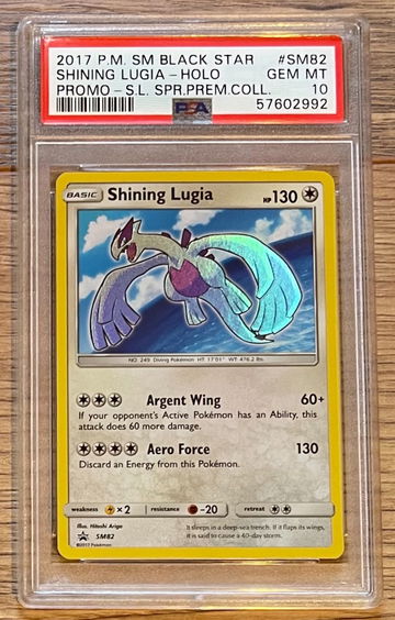 Pokemon Shining Lugia SM82 - Black Star Promo - PSA 10!